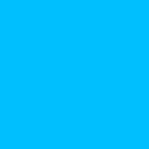 Color #00bfff : Capri